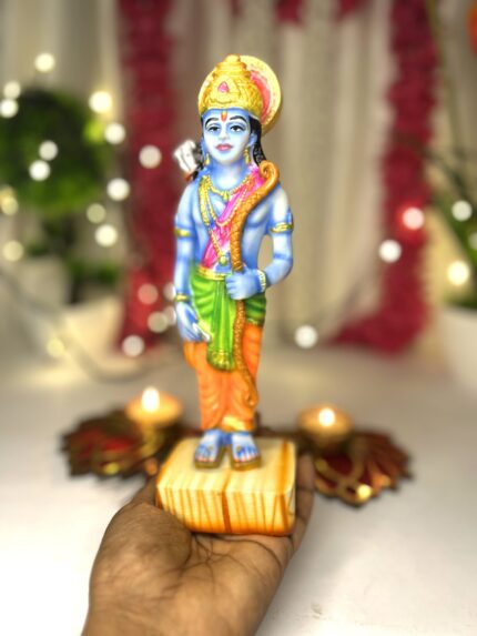 Lord Rama standing on a pedestal 3